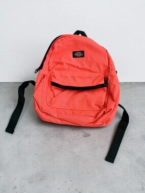 DICKIES Neon Orange Mini Backpack Bag Bookbag